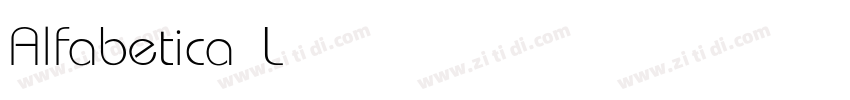 Alfabetica Light字体转换 Alfabetica Light字体转换